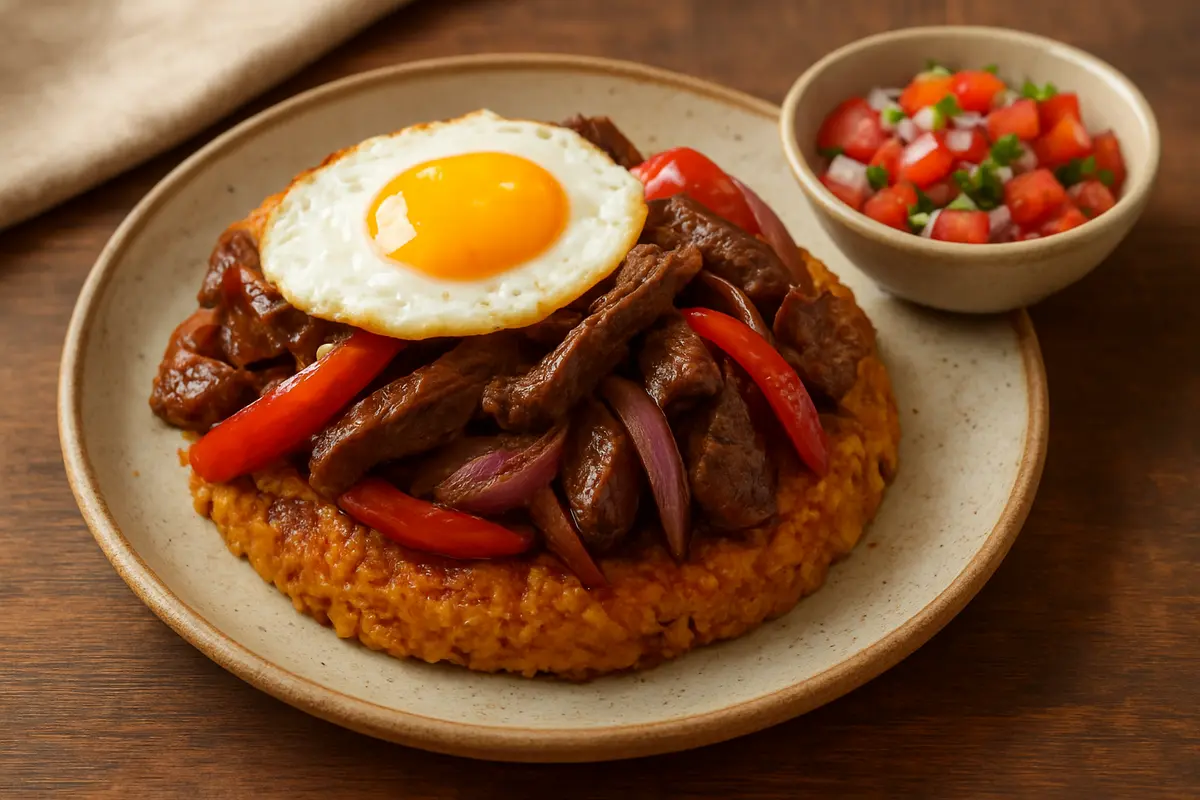 Tacu Tacu con Lomo: Receta Peruana Paso a Paso